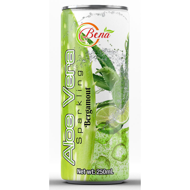 sparkling aloe vera bergamout juice drink from BENA beverage export