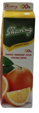 950g Roof Box 100% NFC Fresh Pressed Navel Orange Juice