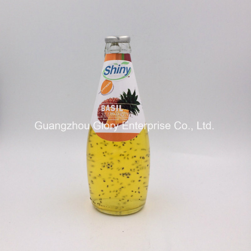 290ml Basil Seeds Juice with 10% Blueberry Juice