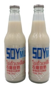 300ml Glass Bottle Natural Soy Bean Milk Health Food