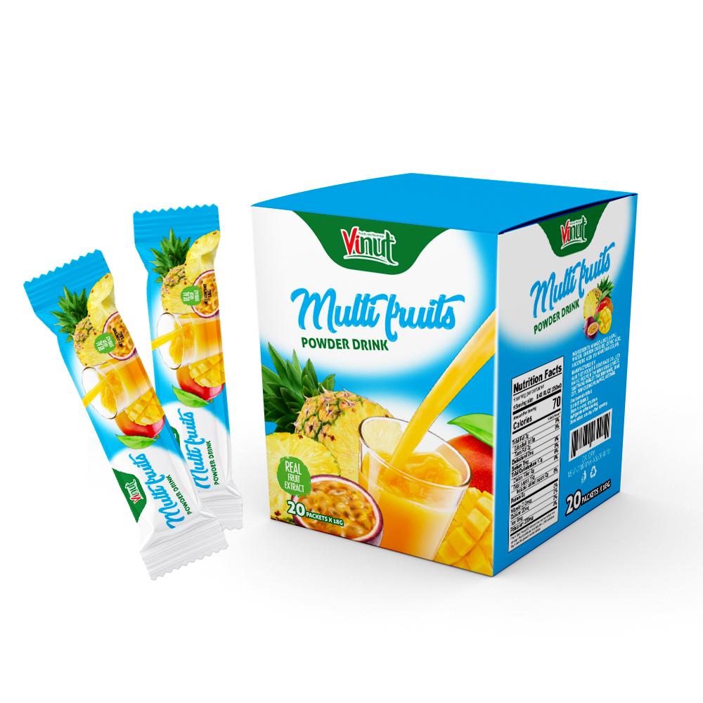 VINUT Multi fruit Powder Drink Box 20 x 18G