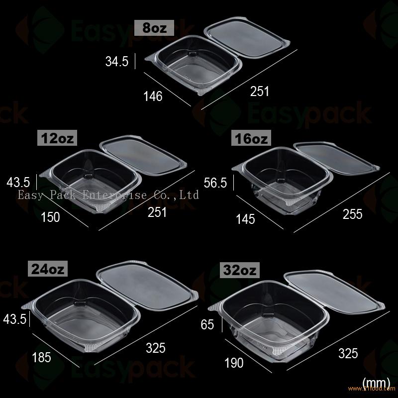 Disposable Plastic Hinged Food Container(id:7489571) Product details - View  Disposable Plastic Hinged Food Container from Aveco Packaging Foreign Trade  Co.,Ltd. - EC21 Mobile