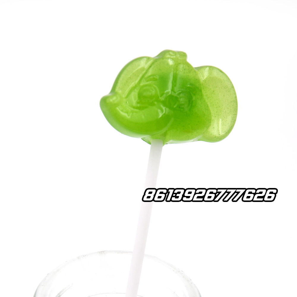 halal elephant animal shape fruit jelly lollipop confectionery