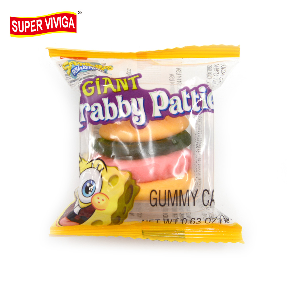 halal sweet fast food big burger gummy candy