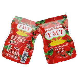 50g/ 56g/ 70g/ 100g sachet tomato paste can do private brand