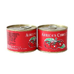 Easy open 70g*50tins/ctn tomato paste
