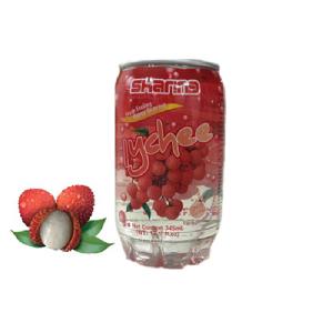 310ml PET tin Shiny Sparkling drink with Lychee Flavor