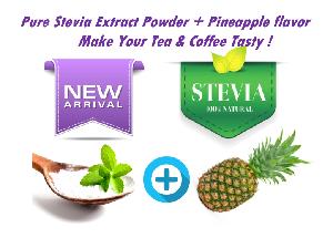 Stevia extract fiber sugar + Pineapple flavor