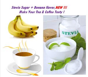 stevia blend sugar +fruit flavors, NEW ARRIVAL !