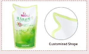 Plastic Packaging Stand Up Liquid Spout Pouch Bag