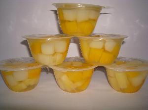 Plastic mixed fruit in cup 4OZ/ 8OZ