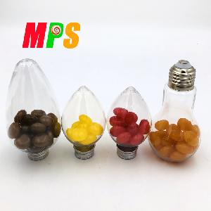 Transparent Bulb Shape Pill Shape Mix-color Jelly Bean Candy