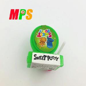 Sweet Potty toilet Shape toys with lollipop candy