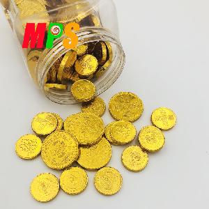 Sugar Sparkling Coin Shape Milk and Chocolate Candy