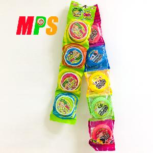Tutti-Frutti Flavor Multicolor Rolls Bubble Gum Packing in Cartoon Box
