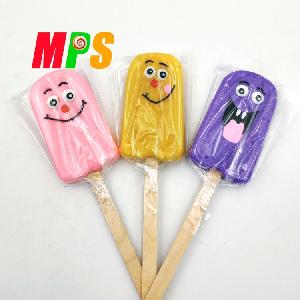 Big Smile Decorated Sweet Lollipop Hard Candy Stick