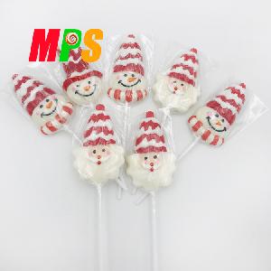 Christmas Man Decoration Candy Stick Lollipops