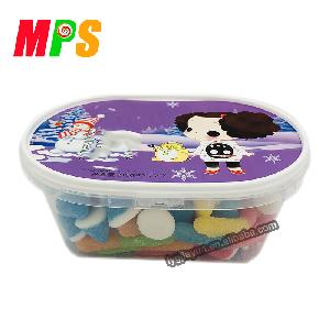 Best selling small  MOQ  kids gummy assorted fruit gummy candy