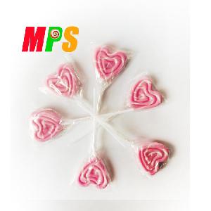 Cute Heart Shape Bulk Candy Lollipop