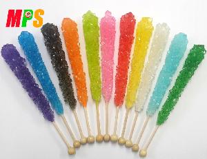 Sour Rock Candy Sticks Assorted Colors crystal candy
