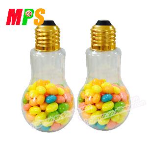 Lamp bulb package colorful sweet soft candy jelly bean candy