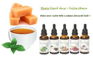 Toffee flavor of Stevia extract liquid,sweet & tasty !