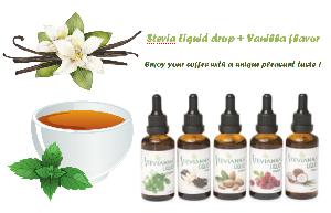 Vanilla flavor of Stevia liquid with vanilla flavor,sweet & tasty !
