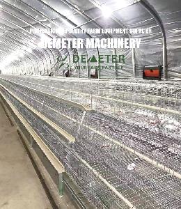 Galvanized  wire  layer  poultry  farm equipment chicken battery  cage  In Kumasi Ghana