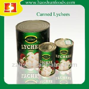 Canned Style and Lichee Type canned lychee