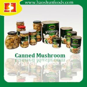 Canned Mushrooms in Can or Glass Jar