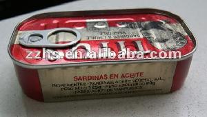 125g Canned Sardine Fish In Vegetable Oil