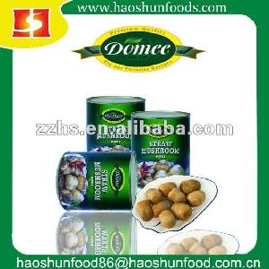 Canned Whole Straw Mushroom In Brine