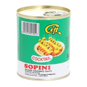 SOPINI Canned  Beef   Sausage s | Indonesia Origin | Popular cheap halal certified canned meat
