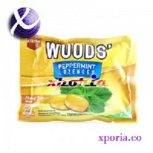 WOODS Candy Peppermint Lozenges 15gr | Indonesia Origin | Cheap popular candy with strong peppermint flavour