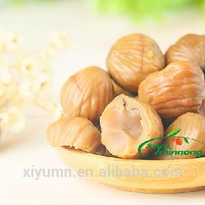 Whole organic nut kernels Grade A roasted chestnuts