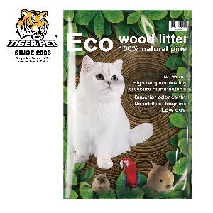 Pine wood cat litter factory pet sand supply activated charcoal cat litter