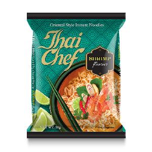 Delicious THAI CHEF Brand Noodle Instant Food  Shrimp Tom Yum Flavour