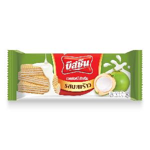 High Quality  Thai  Bissin 29 g Coconut Wafer Biscuit  Import ed Delicious