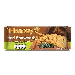 Premium Thai Homey Brand Nori Seaweed Soda Cracker Biscuits 120g