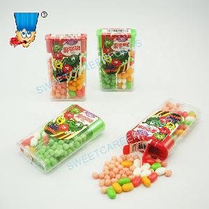 Twins Bottle Assorted Colorful Tutti Fruit Sour Chewy Soft Gummy Candy Sweets