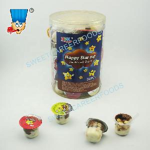 Big Sweet Chocolate Cup With Biscuit Balls Confectionery