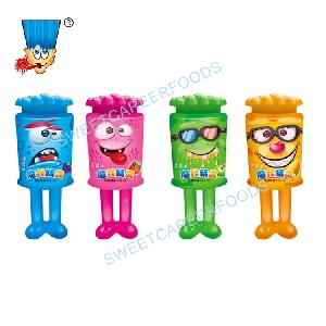 Cartoon Crazy Hair Sour Fruit Jam Gel Liquid Jelly Candy Sweets