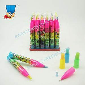 3 in 1 Fruity Fingers Lollipop With Pen Hard Candy Sweets