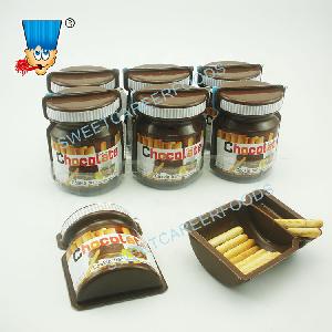Cookie Bar Chocolate Jam With Crispy Biscuit Stick Confectionery