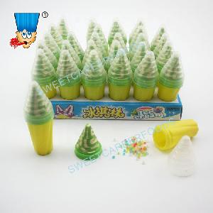 Ice Cream Lollipop With Colorful Candy Sweets