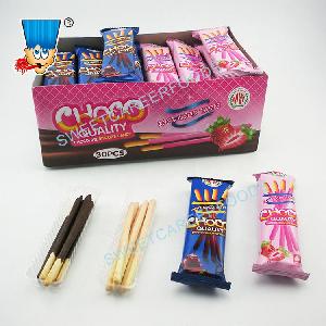 Chocolate Coated Stick Biscuit Confectionery