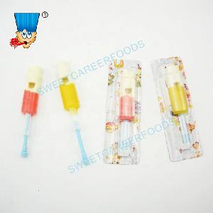 blister funny stick  push ing whistle lollipop hard candy sweets