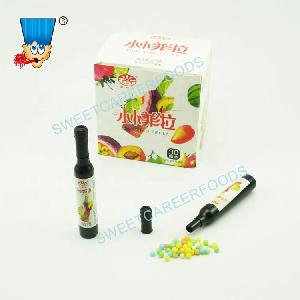 red  wine   bottle  with fruit flavor candy toy  sweet s