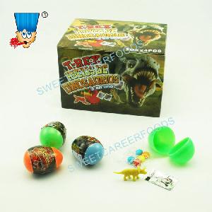 mini surprise dinosaur egg toy candy sweet with tattoo