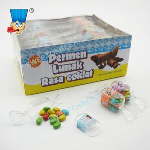 Candy  Container  Box With Colorful Chocolate Bean  Sweets 